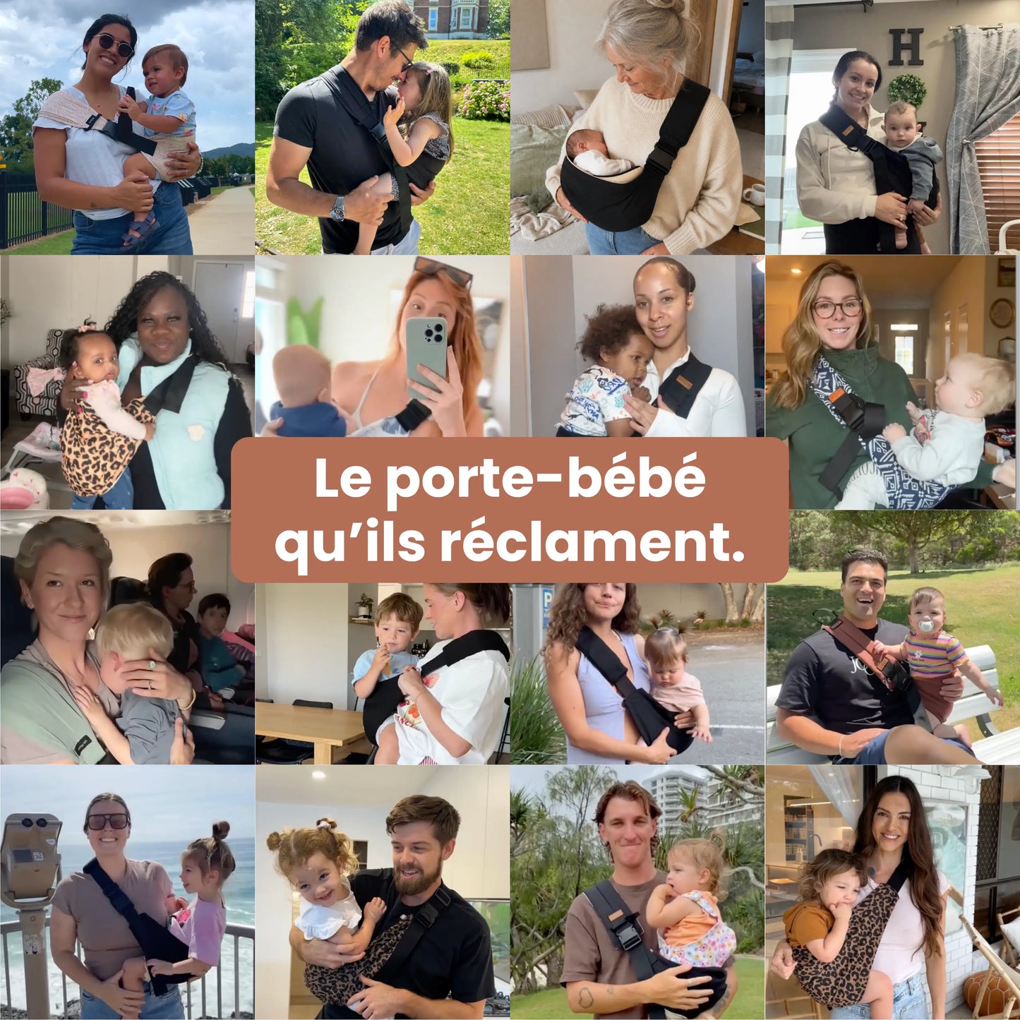 Porte-bébé Kidoro. Le portage rapide et sans douleurs.