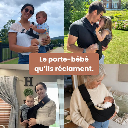 Porte-bébé Kidoro | Porter bébé en 5 secondes. Sans nœud, sans douleur, sans compromis.