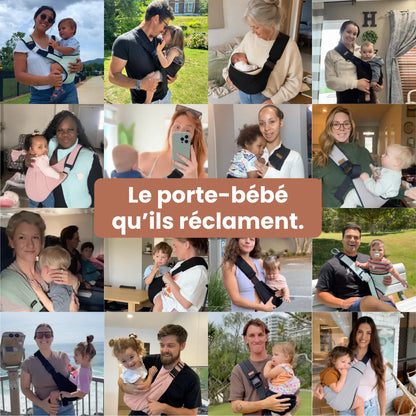 Porte-bébé Kidoro. Le portage rapide et sans douleurs.