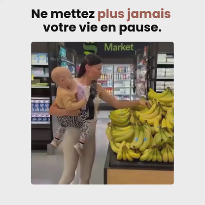Porte-bébé Kidoro | Porter bébé en 5 secondes. Sans nœud, sans douleur, sans compromis.