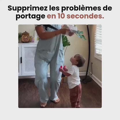 Porte-bébé Kidoro | Porter bébé en 5 secondes. Sans nœud, sans douleur, sans compromis.